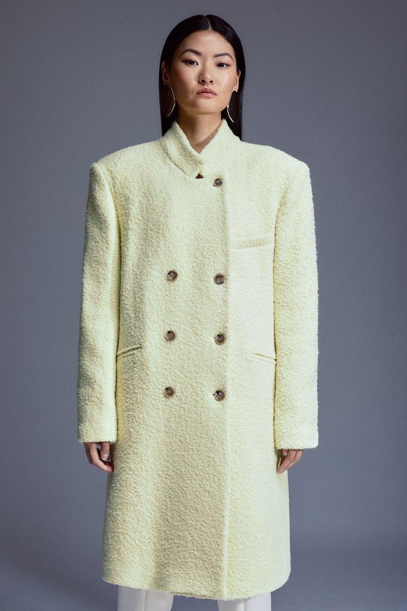 PTO2411022 Boucle Modern Overcoat